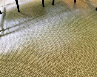 One of Two Dash &  Albert 9/12 Blue and Cream Rug  