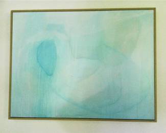 Pottery Barn  "Sea Glass Hues Canvas in Blues" by Tricia Strickland