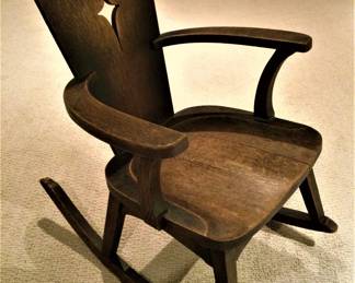 Mid Century Scandinavian Rocking Chair
