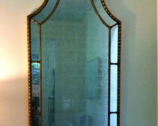Staffordshire Traditional Accent Silvered Mirror w/Gold from Lillian August Collection