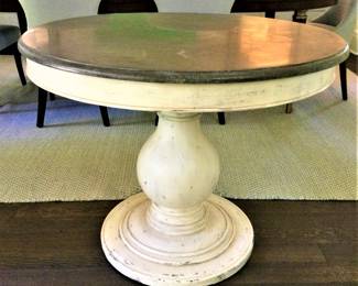 Arhaus Luca 40" round Table With Slate Top