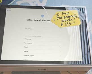 I Pad 7th generation $125