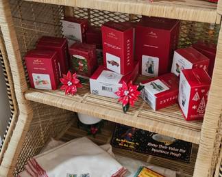 All Hallmark Christmas ornaments in boxes