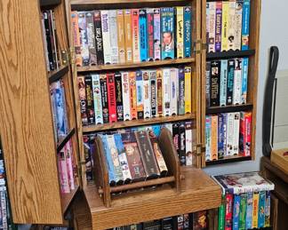 VHS tapes and steins