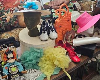 Vintage hats and shoes