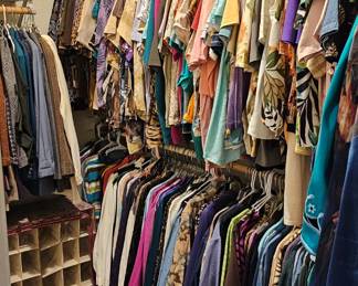 Tremendous amount of Ladies clothing $3 each. Some new with tags.