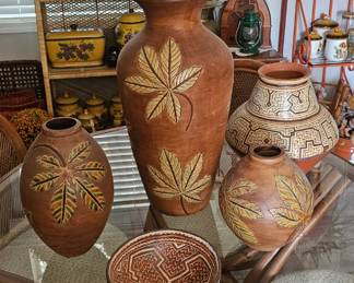 Pottery vases