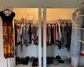 Ladies clothes and shoes