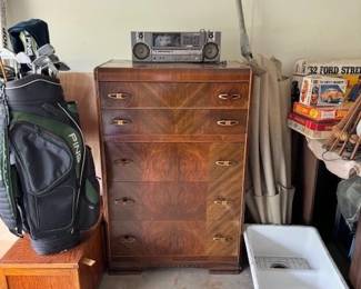 Ping Golf Clubs  Art Deco chest  Kohler Sink