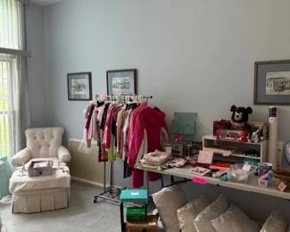 Custom chair &Ottoman  Girls Clothes and Toys