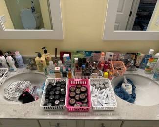 Cosmetics and Toiletries, many unused!
