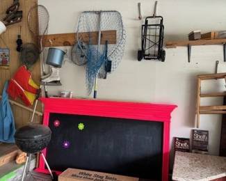 Garage Tent chalkboard Grill ETC
