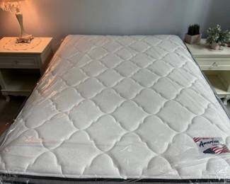 Full size Mattress Box Spring and Frame