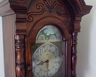 Pine Case Ridgeway floor grandfather clock