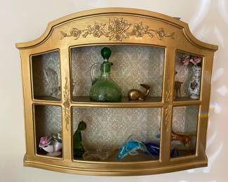 Collectibles and glass figurines