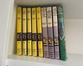 Vintage Nancy Drew and The Bobbsey Twins books by Carolyn Keene