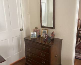 Side table with matching dresser