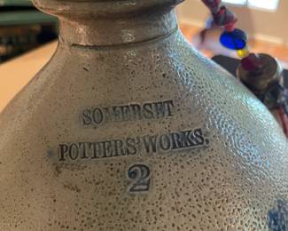 Milk jug lamp - circa 1880's