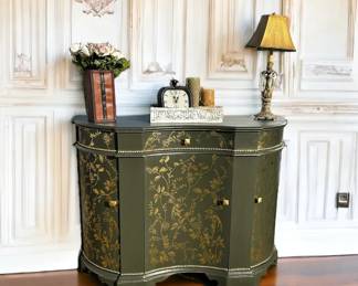 Custom painted buffet