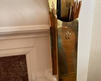 Brass matchbox holder