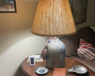 Milk jug inspired lamp