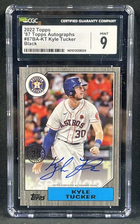 2022 Topps Kyle Tucker Autograph '87 #/199