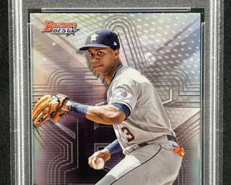 2022 Bowman's Best Jeremy Pena Refractor PSA 9