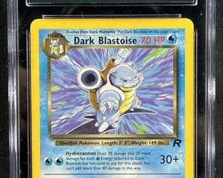 2000 Pokemon Dark Blastoise Team Rkt CGC 8 NM/M
