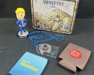 VaultTec Lunchbox + Coozies, Figure, Compass