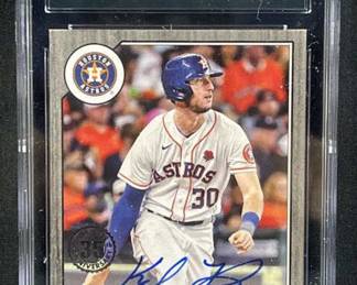 2022 Topps Kyle Tucker Autograph '87 #/199