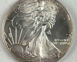 2000 American Silver Eagle 1oz .999