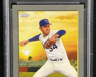 2020 Topps Nolan Ryan Ranger Turkey Red PSA 9