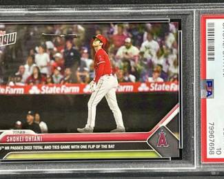 2023 Topps Now Shohei Ohtani Bat Flip PSA 10