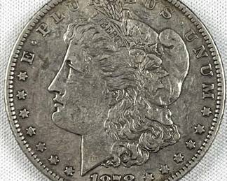 1878 Morgan Silver Dollar, US $1 Coin