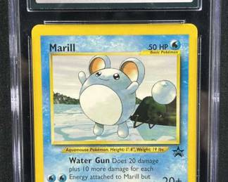 2000 Pokemon Marill Black Star League Promo CGC 10