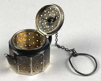 Sterling Silver Vintage Tea Steeper