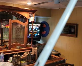 oak bar entertainment room