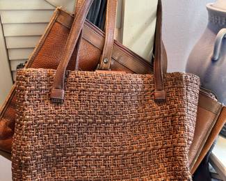 Fossil Straw Tote Bag
