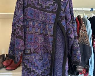 Tony Lambert Wool Maxi Cardigan - Size Small