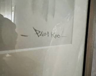 Framed & Matted Print "Fishing Boat" by Paul Kuo