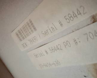 Ethan Allen White French Country Half Moon Sofa Table 