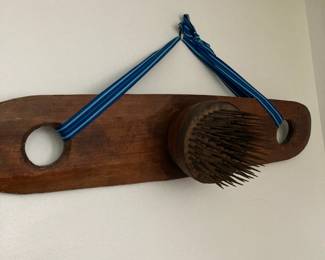 Primitive Wooden Wool Flax Hetchel