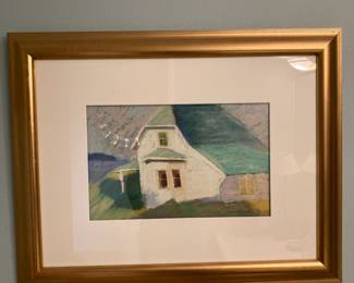 Impressionist Painting of Home by James Moore