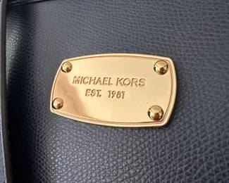Michael Kors Black Leather Purse