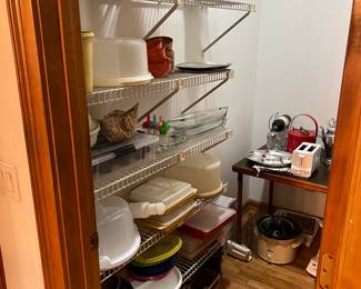 Misc storage, Tupperware