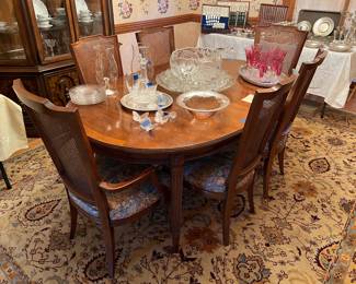 Dining table and chairs 
