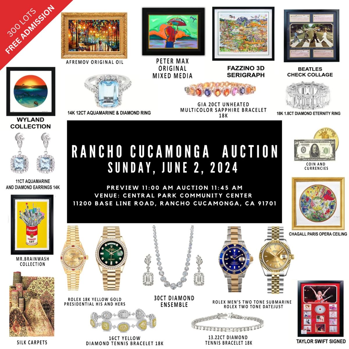 Rancho Cucamonga Auction