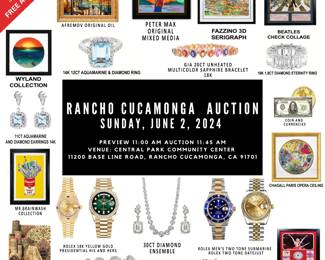 Rancho Cucamonga Auction