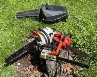 Three Chainsaws 