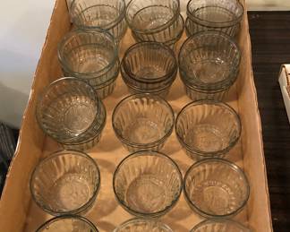 Vintage angel bee crown jelly jars